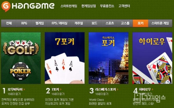 NHN엔터 '한게임포커' 등급 취소되나