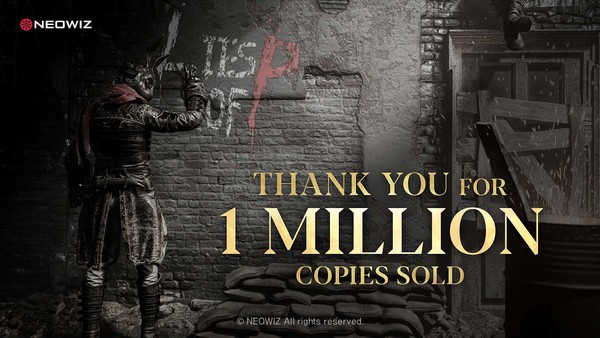 'P의 거짓'이 출시 한 달 만에 판매량 100만장을 돌파했다.